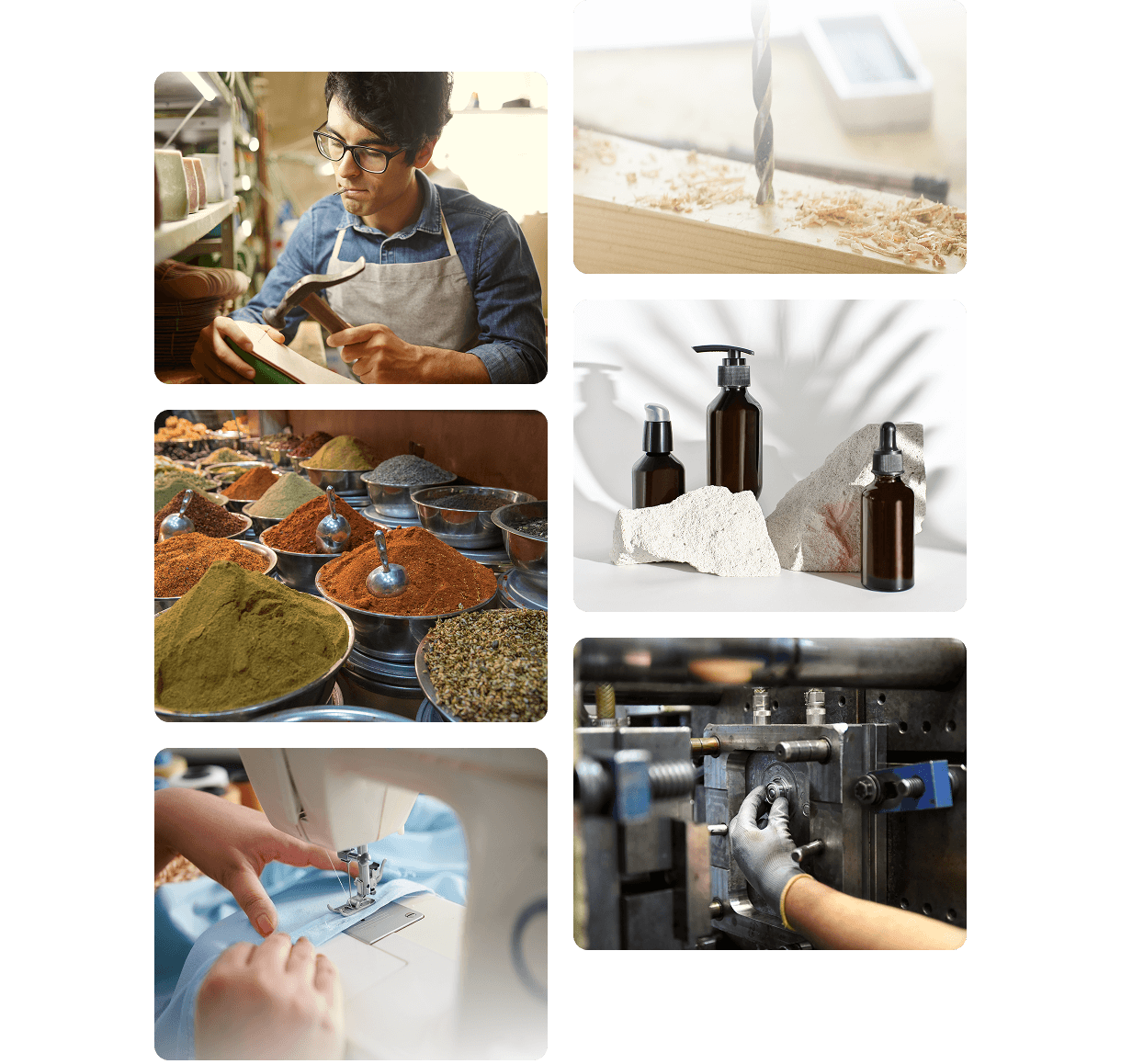 ERP system for small manufacturing companies designed for food, garments, furniture, cosmetics, plastics, textiles, packaging, steel, chemicals, electronics, and other industries