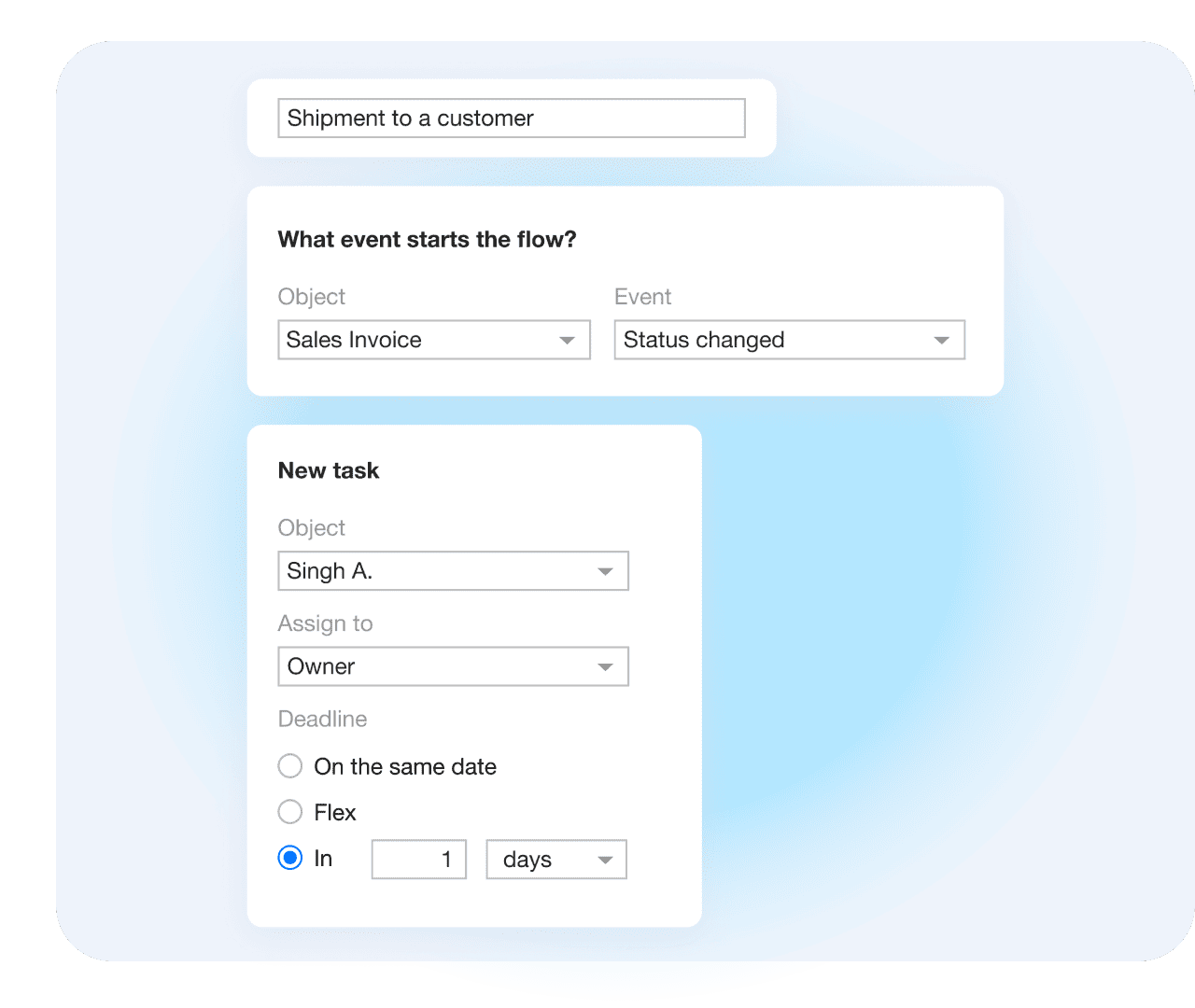 ERP automation for SMEs with custom workflows, access rights, and audit logs