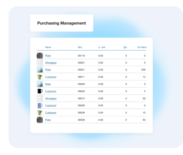 Purchase Management in Kladana OMS Set reorder points, receive low-stock alerts, and create timely purchase orders