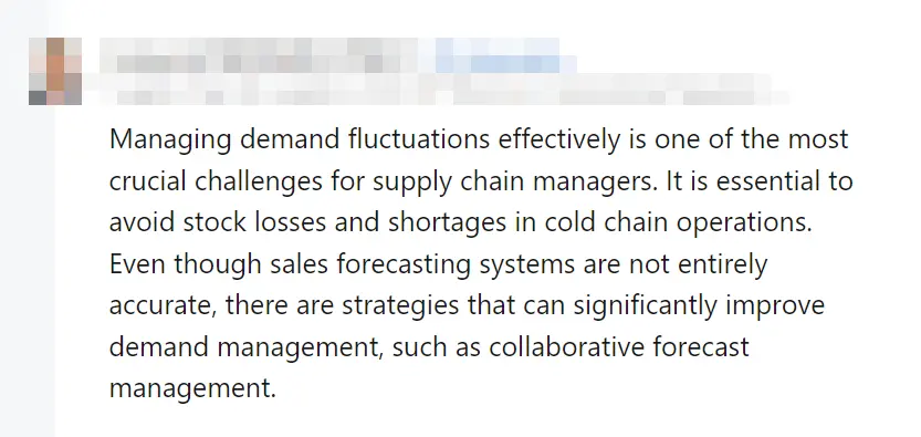Inaccurate customer demandn forecasting