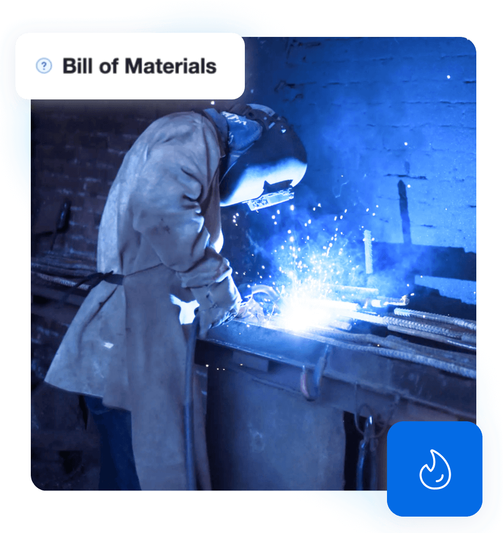 ERP software for optimizing steel production with demand forecasting, quality control, and order tracking