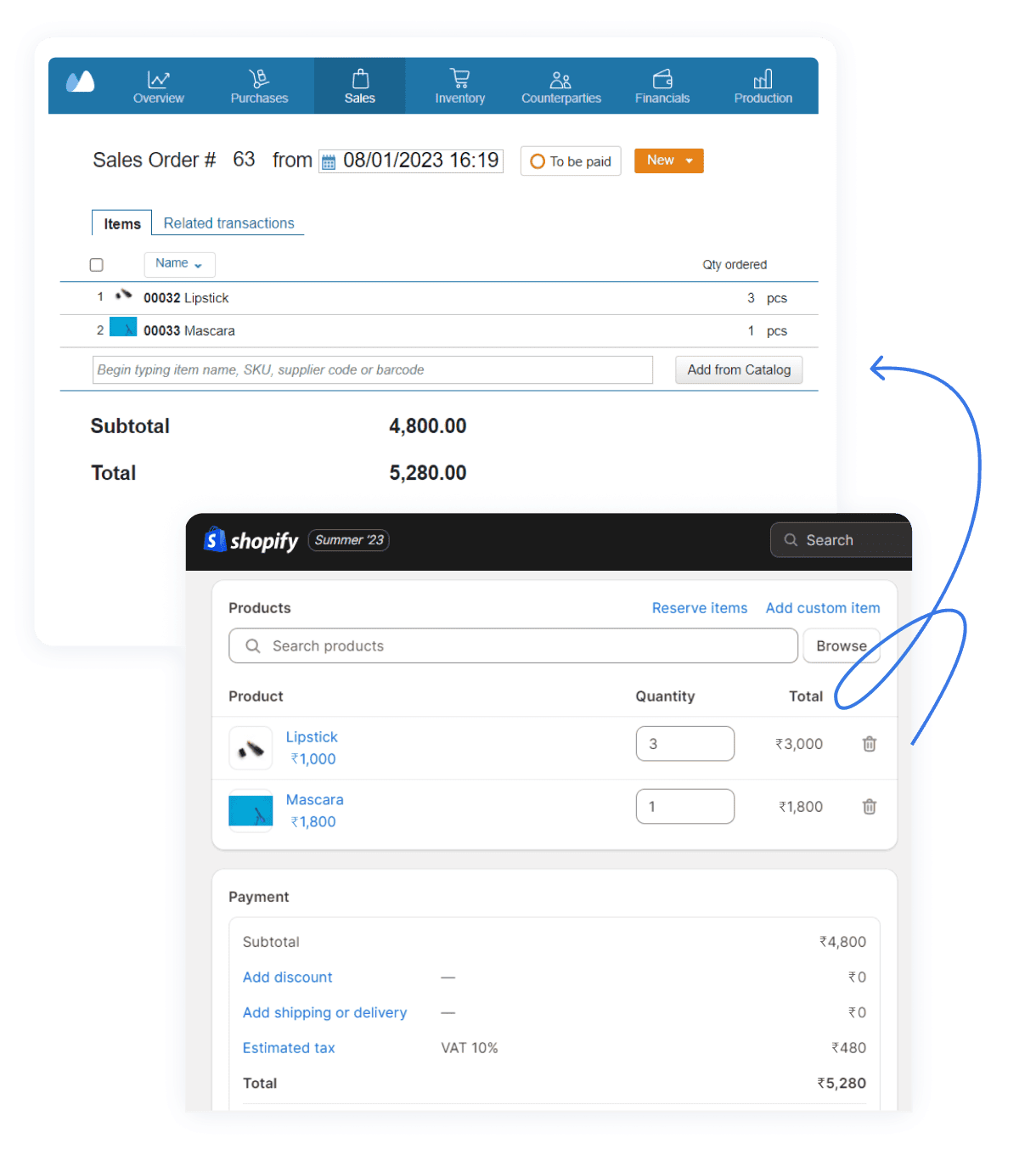 Connect Kladana ERP with Shopify and sync stock & orders.