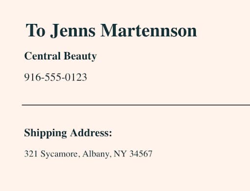 Adding Customer Details to Invoice An invoice screenshot with adding customer details