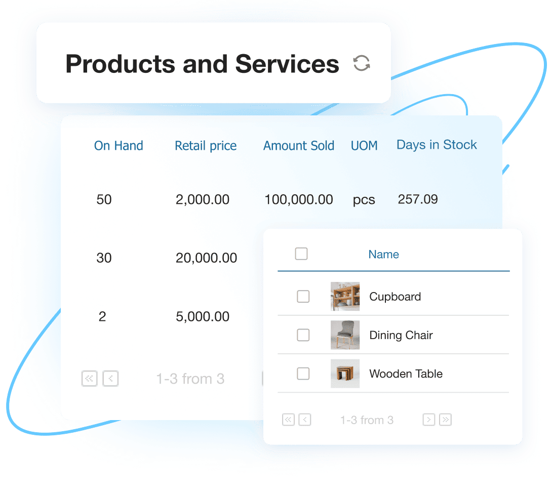 Illustration of Kladana cloud ERP for SMEs showing connected business processes such as sales, inventory, and operations